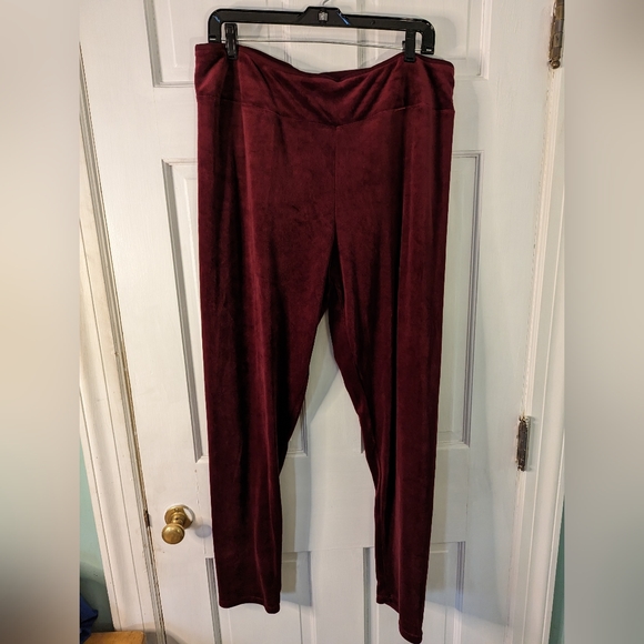 Cuddl Duds Pants - Cuddl Duds double plush velour leggings 1x